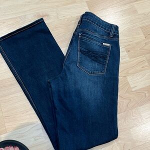 White Black Market Boot Cut Jeans